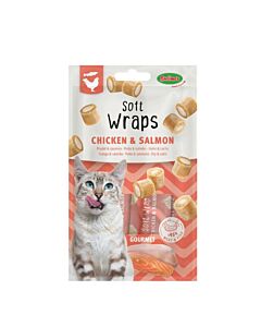 Bubimex Soft wraps chat poulet saumon 30 g