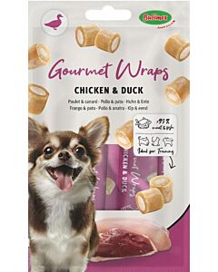 Bubimex Gourmet wraps poulet canard chien x3