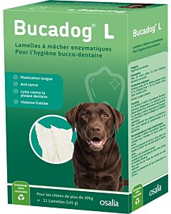Bucadog lamelles L pour chien > 30 kg


