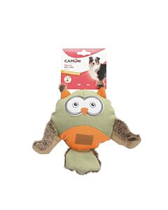Camon Giocattolo Gufo in tessuto con squeak Cane 30 cm