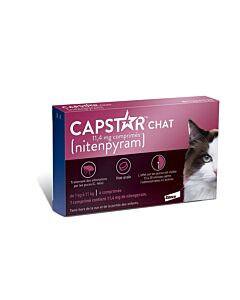 Capstar 11.4 mg pour chat et petit chien