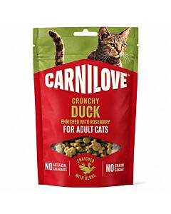 Carnilove Crunchy Snack Canard et Framboises Chat