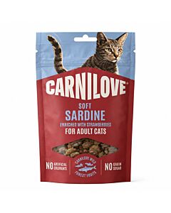 Carnilove Friandises Moelleuses Sardines et Fraises Chat