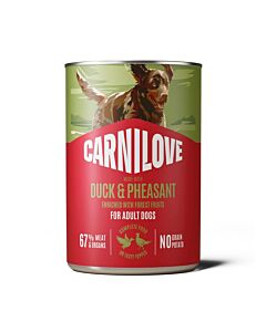 Carnilove Pâtée Canard et Faisan Chien
