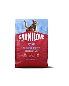 Carnilove Saumon et Dinde Chat Stérilisé 2 kg
