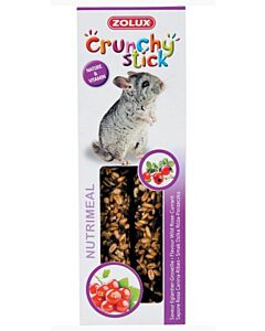 Zolux Crunchy Stick Chinchilla rosa canina / ribes