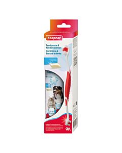 Beaphar Combi-Pack dentifrice + brosse à dents Chien Chat

