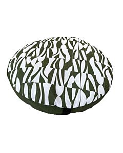Bubimex Cuscino rotondo per cane verde 70 cm
