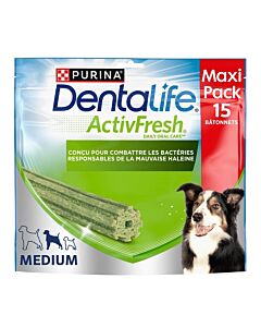 Purina DentaLife ActivFresh per Cani di Taglia Media X 15 Stick