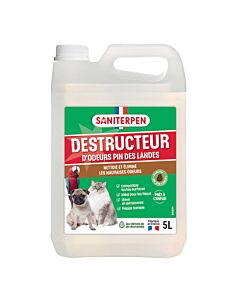 Saniterpen Destructeur d'odeurs Pin des Landes 5 L

