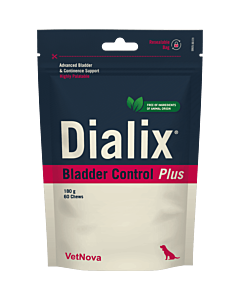VetNova Dialix Bladder Control Plus Dog 60 chews