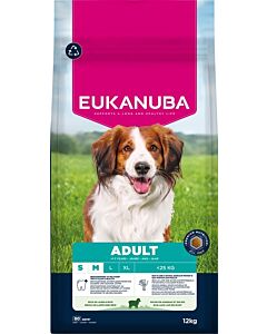 Eukanuba Adult Small e Medium Breed con Agnello & Riso per Cane12 kg