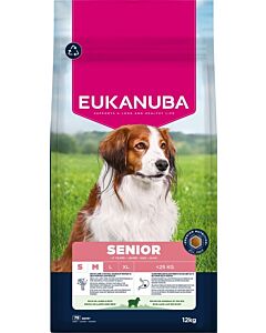 Eukanuba Senior Small Breed con  Agnello & Riso per Cane 12 kg