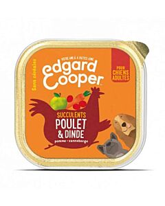 Edgard & Cooper Chien Poulet et Dinde 11 x 150 g
