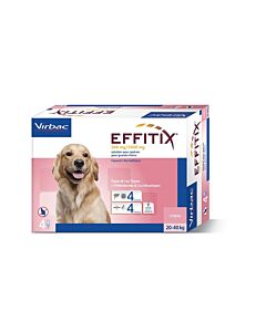 Effitix Spot On grand chien 20 - 40 kg 24 pipettes

