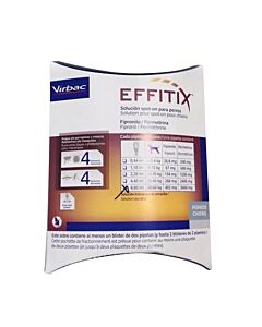 Effitix Spot On très grand chien 40 - 60 kg 4 pipettes


