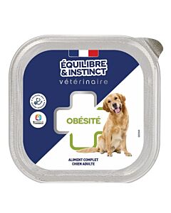 Equilibre & Instinct Vétérinaire Chien Obésite 9 x 300 g