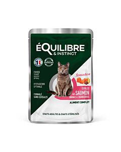 Équilibre & Instinct Effilés gatto sterilizzato salmone 12 x 85 g