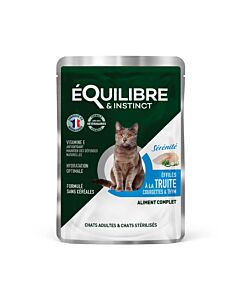 Équilibre & Instinct Effilés gatto sterilizzato trota 12 x 85 g
