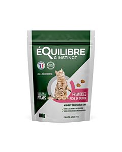 Équilibre & Instinct Snack salmone gatto 80 g