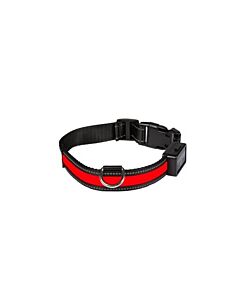 Eyenimal Collare Luminoso USB Ricaricabile Rosso Taglia S