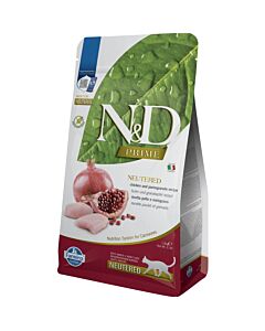Farmina N&D Prime Crocchette Gatto Sterilizzato pollo e melograno 1.5 kg