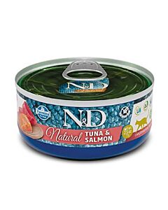 Farmina N&D Natural Tonno & Salmone  Gatto 70 g