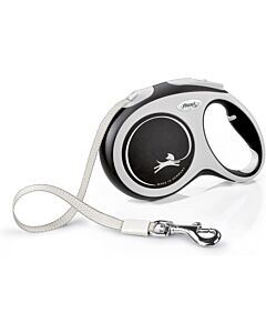 Laisse à enrouleur Flexi Comfort Sangle Rose M 5 m