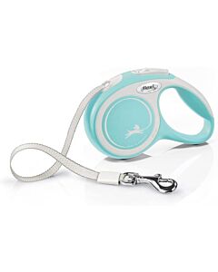 Laisse à enrouleur Flexi Comfort Sangle Bleu clair XS 3 m