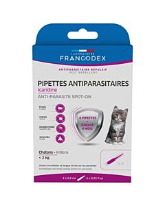 Francodex Pipette Icaride chaton 0,6 ml