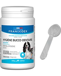 Francodex Polvere Dentale Cane e Gatto 150 g
