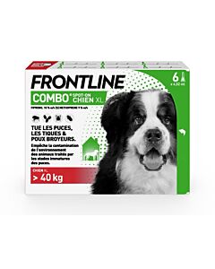 Frontline Combo Chien 40-60 kg 6 pipettes- La Compagnie des Animaux