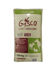 Gasco Foin Naturel alimentation pour Rongeurs 8 kg