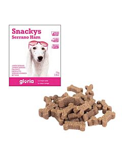 Gloria Snakys friandises au jambon de sarrano sans gluten pour chien 75 g