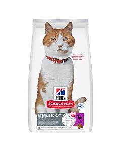 Hill's Science Plan Chat Adult Sterilisé Canard 3 kg

