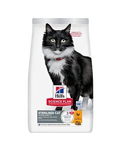 Hill's Science Plan Feline Mature Adult 7+ Sterilised Poulet 10 kg

