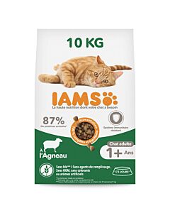 IAMS Vitality croquettes chat adulte agneau - La Compagnie des Animaux