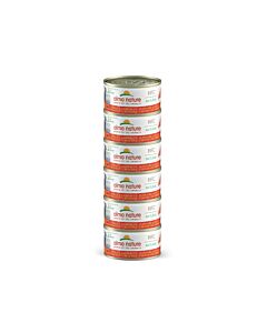 Almo Nature Chat Legend Poulet et crevettes 6 x 70 grs - La compagnie des animaux