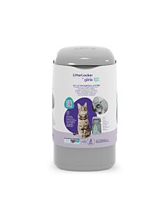 Litter Genie Poubelle à litière Easy roll + recharge 3 mois