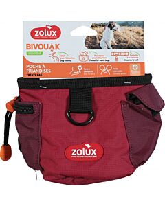 Zolux Borsetta Porta Snack per cane bordeaux