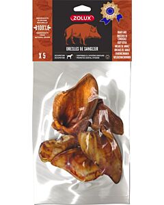 Zolux Oreilles de sanglier pour chien x5
