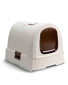 Curver Toilette Petlife Litter Box per gatti Avorio