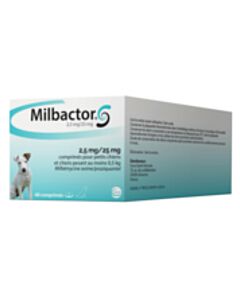 Milbactor Cucciolo & Cane da 0,5 a 5 kg 2 cpr