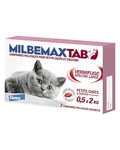 Milbemax Tab petits chats et chatons 2 cps-