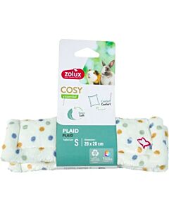 Zolux Mini Plaid Cosy Rongeur 20 x 20 cm