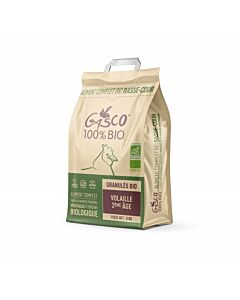 Gasco Cot&Co Bio volaille 2eme âge 5 kg - La Compagnie des Animaux