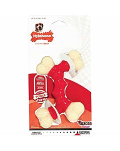 Nylabone Power Chew Double Bone os au bacon