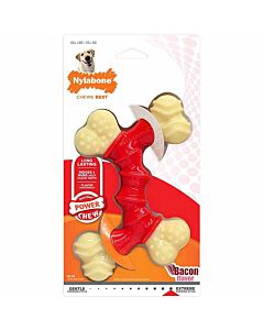 Nylabone Power Chew Double Bone osso al bacon XL