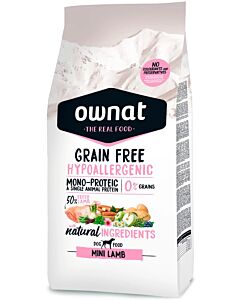 Ownat Grain Free Hypoallergenic Mini Agneau Chien