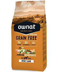 Ownat Grain Free Prime Agneau Chien 12 kg